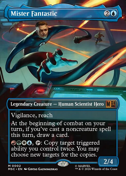 Mister Fantastic - Marvel Super Heroes Commander Magic card
