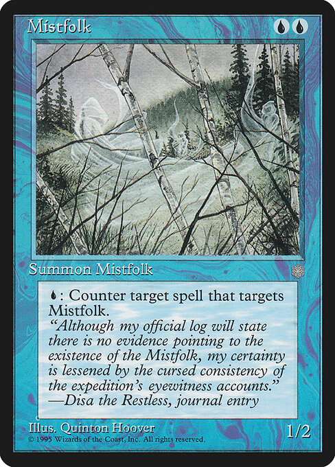 Mistfolk - Ice Age Magic card