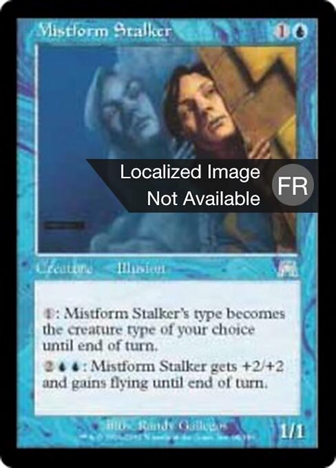 Pisteur changebrume (Mistform Stalker) - Onslaught (#98) - Illustrated by Randy Gallegos - Magic: The Gathering Card
