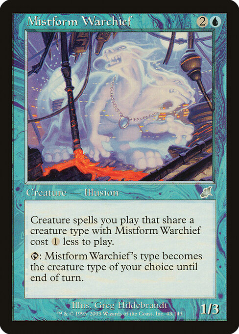 Mistform Warchief - Scourge Magic card
