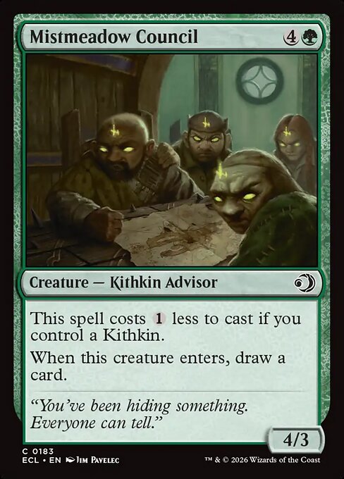 Mistmeadow Council - Lorwyn Eclipsed Magic card