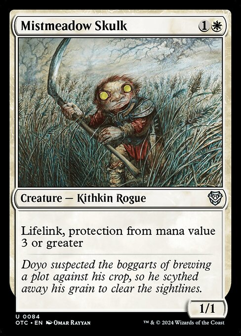 Mistmeadow Skulk - Outlaws of Thunder Junction Commander (#84) - Illustrated by Omar Rayyan - Magic: The Gathering Card