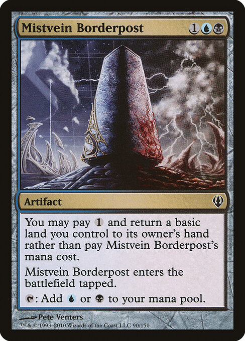 Mistvein Borderpost - Archenemy Magic card