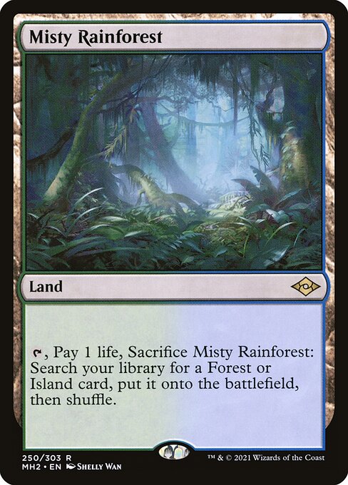 Misty Rainforest - Modern Horizons 2 Magic card