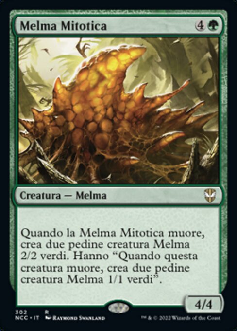 Boue mitotique (Mitotic Slime) - New Capenna Commander (#302) - Illustrated by Raymond Swanland - Magic: The Gathering Card