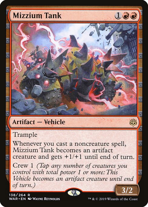 Mizzium Tank - War of the Spark Magic card