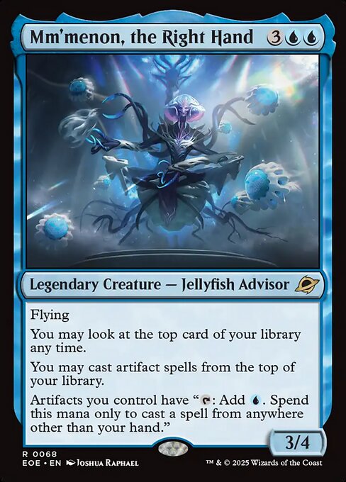 Mm'menon, the Right Hand - Edge of Eternities Magic card