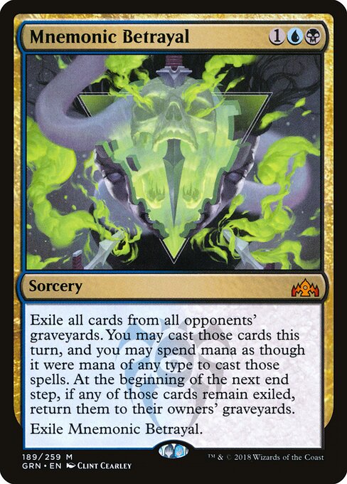 Mnemonic Betrayal - Guilds of Ravnica Magic card