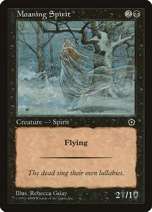 Moaning Spirit - Portal Second Age Magic card