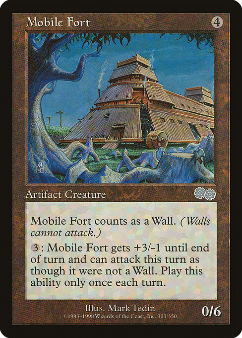 Mobile Fort - Urza's Saga Magic card
