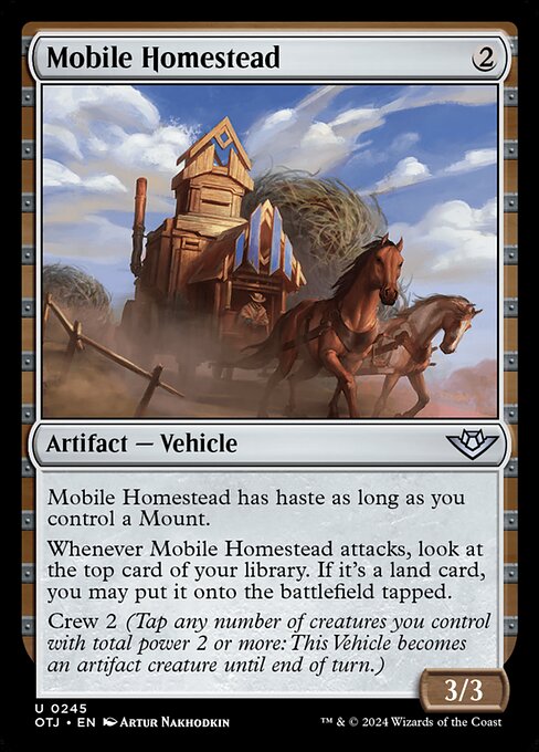 Mobile Homestead - Outlaws of Thunder Junction Magic card