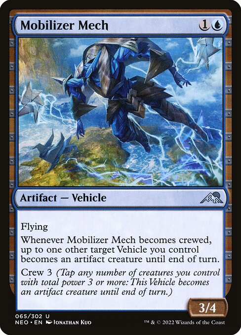 Mobilizer Mech - Kamigawa: Neon Dynasty Magic card