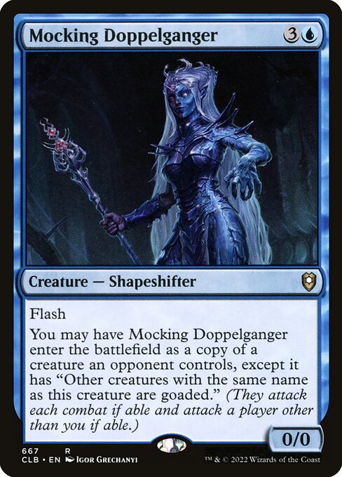 Mocking Doppelganger - Commander Legends: Battle for Baldur's Gate Magic card