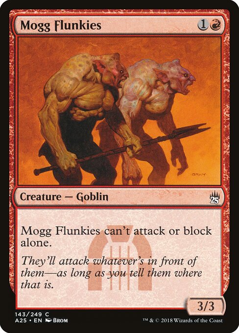 Mogg Flunkies - Masters 25 Magic card
