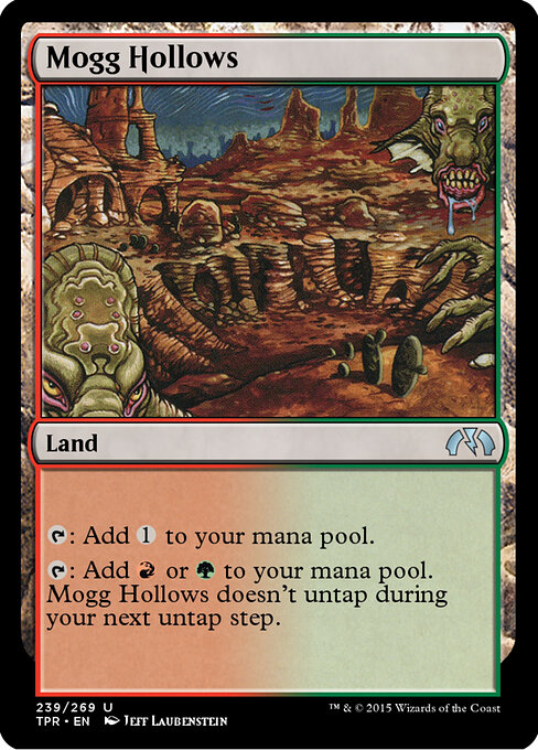 Mogg Hollows - Tempest Remastered Magic card
