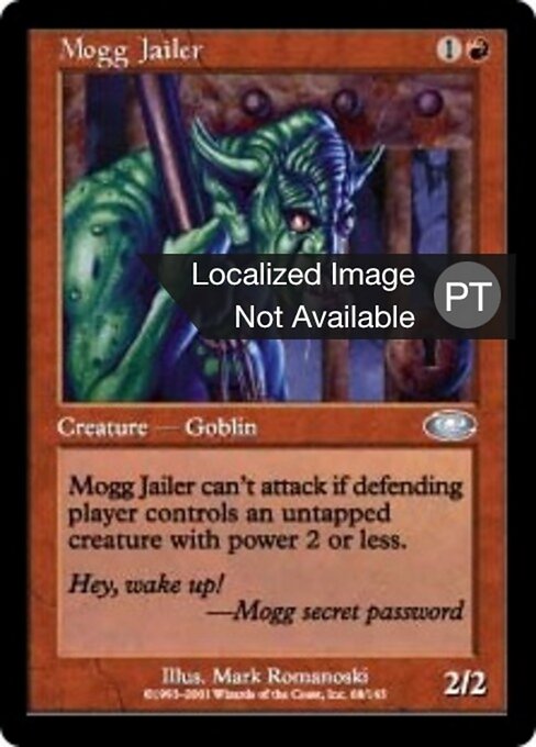 Mogg Jailer - Planeshift (#68) - Illustrated by Mark Romanoski - Magic: The Gathering Card