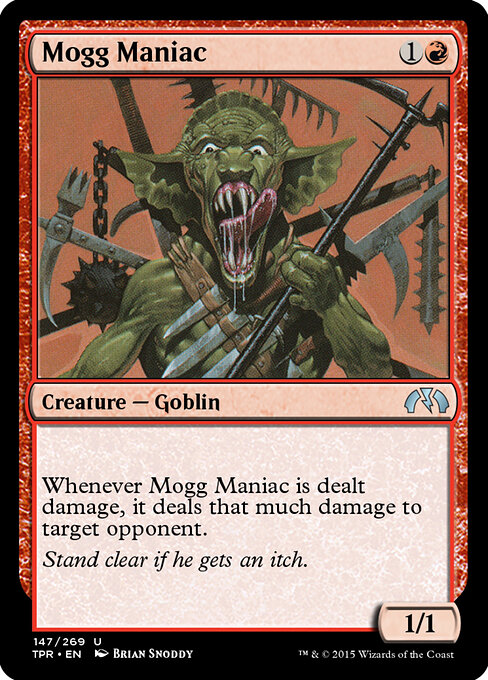 Mogg Maniac - Tempest Remastered Magic card