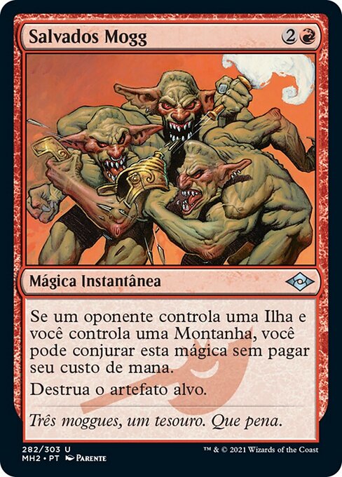 Salvados Mogg (Mogg Salvage) - Nemesis (#94) - Illustrated by Paolo Parente - Magic: The Gathering Card