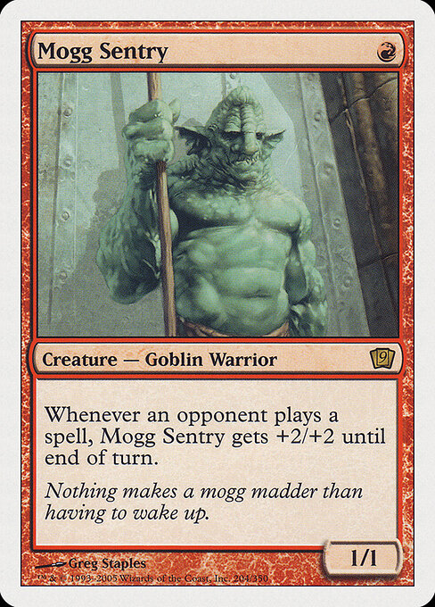 Mogg Sentry - Ninth Edition Magic card
