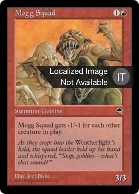 Moggkommando (Mogg Squad) - Tempest (#192) - Illustrated by Joel Biske - Magic: The Gathering Card
