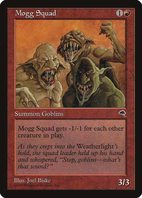 Mogg Squad - Tempest Magic card