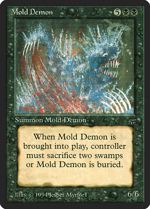 Mold Demon - Legends (#112) - Illustrated by Jesper Myrfors - Magic: The Gathering Card