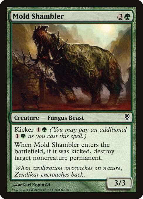 Mold Shambler - Duel Decks: Jace vs. Vraska (#60) - Illustrated by Karl Kopinski - Magic: The Gathering Card