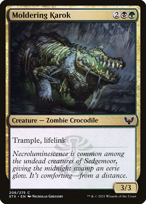 Moldering Karok - Strixhaven: School of Mages Magic card