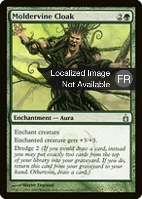 Mantello di Vitemarcia (Moldervine Cloak) - Ravnica: City of Guilds (#173) - Illustrated by Wayne England - Magic: The Gathering Card