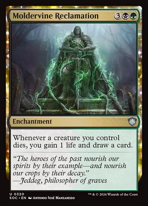 Moldervine Reclamation - Secrets of Strixhaven Commander Magic card