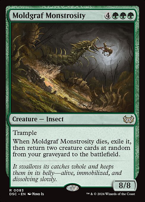 Moldgraf Monstrosity - Duskmourn: House of Horror Commander Magic card