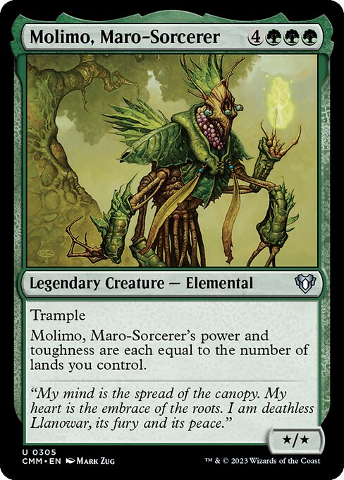 Molimo, Maro-Sorcerer - Commander Masters Magic card