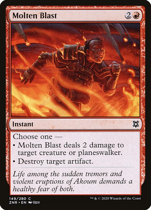 Molten Blast - Zendikar Rising Magic card