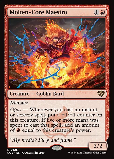 Molten-Core Maestro - Secrets of Strixhaven Magic card