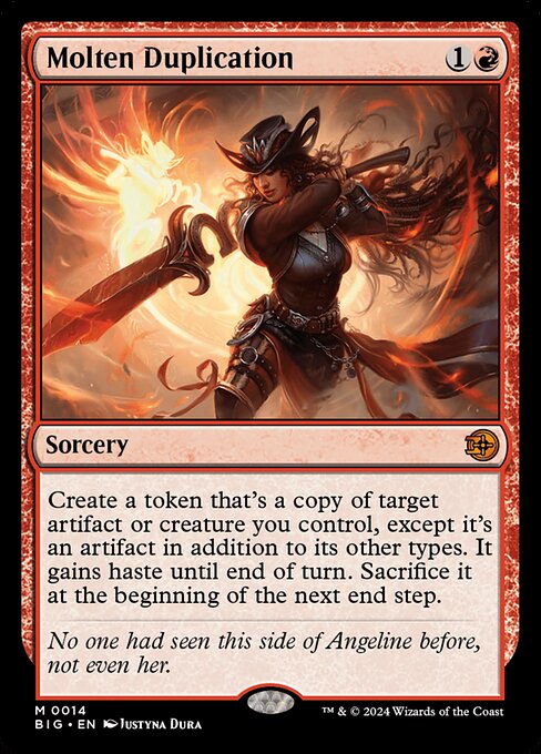 Molten Duplication - The Big Score Magic card