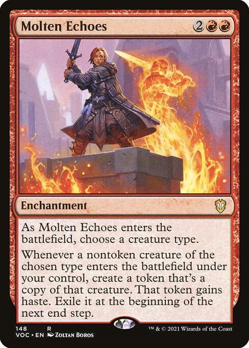 Molten Echoes - Crimson Vow Commander Magic card