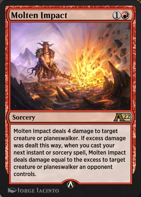 Molten Impact - Alchemy: Kamigawa Magic card
