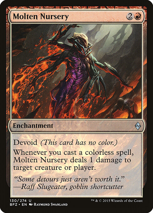 Molten Nursery - Battle for Zendikar Magic card