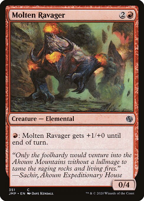 Molten Ravager - Jumpstart Magic card