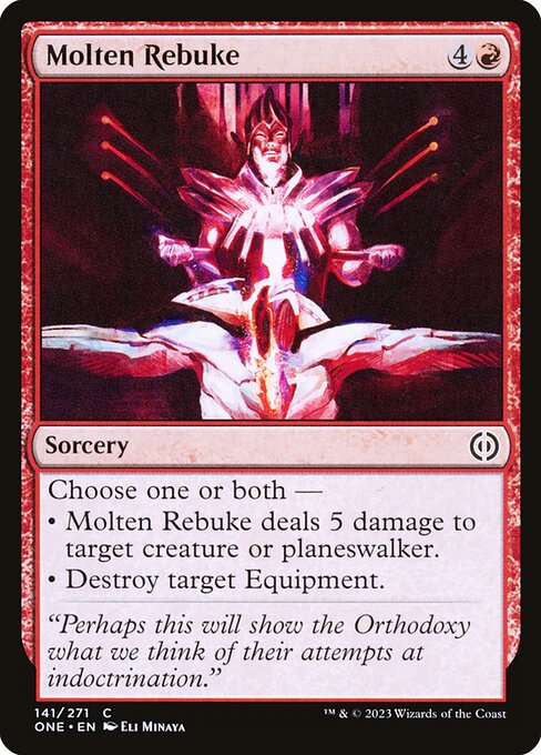 Molten Rebuke - Phyrexia: All Will Be One Magic card