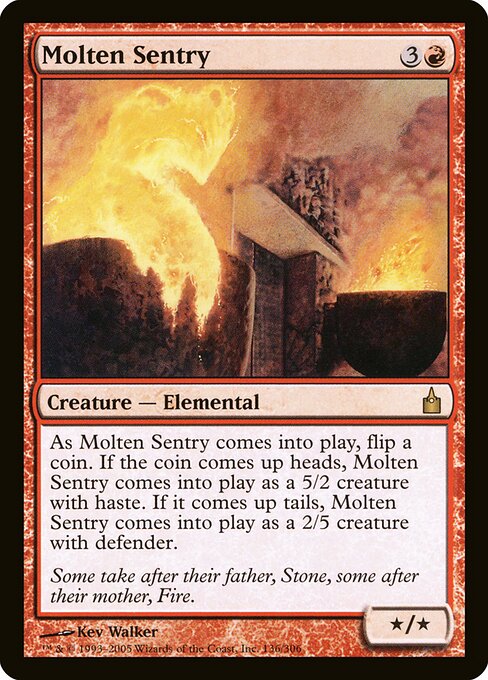 Molten Sentry - Ravnica: City of Guilds Magic card