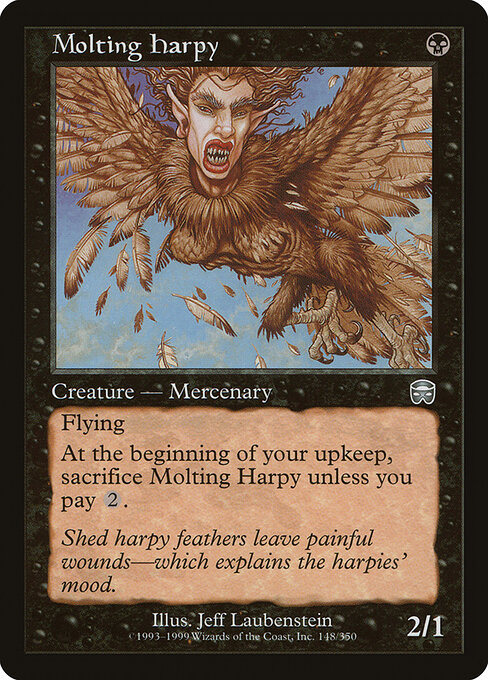 Molting Harpy - Mercadian Masques Magic card