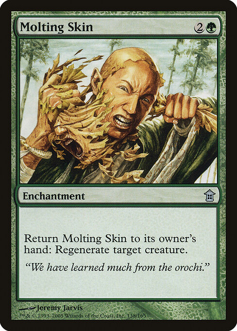 Molting Skin - Saviors of Kamigawa Magic card