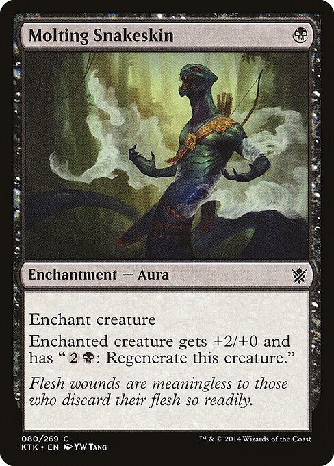 Molting Snakeskin - Khans of Tarkir Magic card