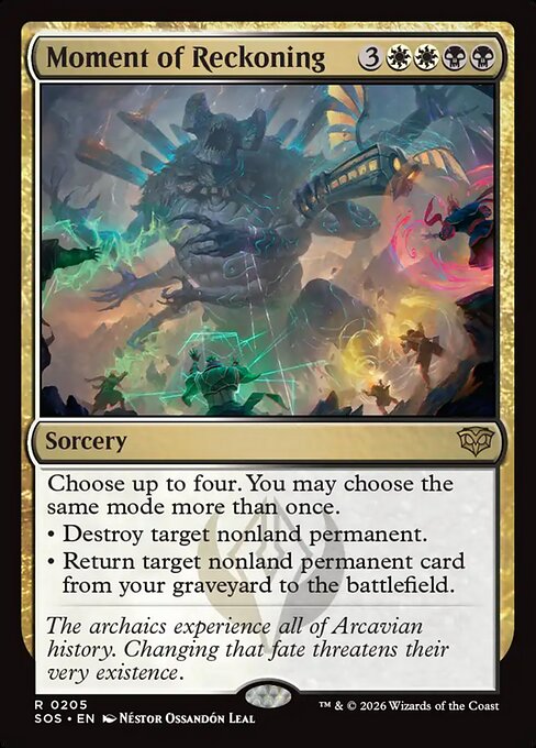 Moment of Reckoning - Secrets of Strixhaven Magic card