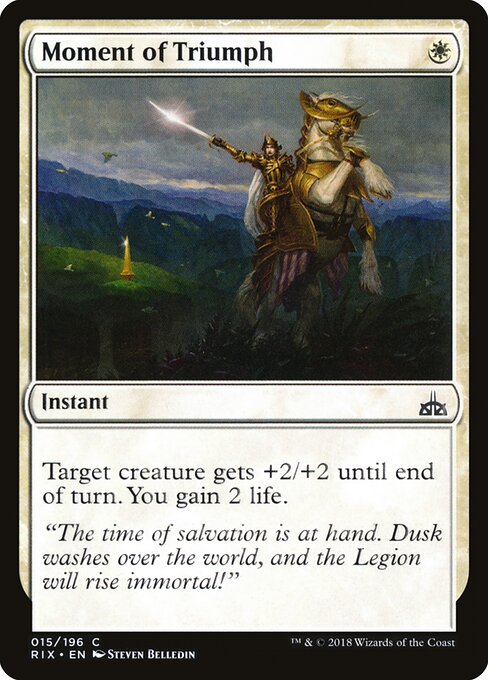 Moment of Triumph - Rivals of Ixalan Magic card