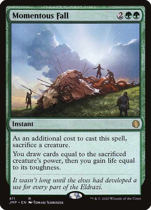 Momentous Fall - Jumpstart Magic card