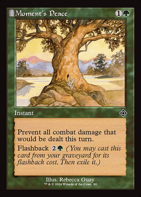 Pace Momentanea (Moment's Peace) - Odyssey (#251) - Illustrated by Rebecca Guay - Magic: The Gathering Card