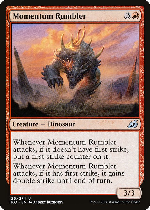 Momentum Rumbler - Ikoria: Lair of Behemoths Magic card