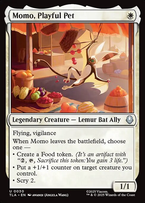 Momo, Playful Pet - Avatar: The Last Airbender Magic card